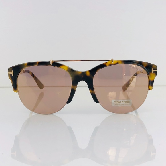 New TOM FORD Adrenne Rounded Sunglasses - Picture 5 of 16